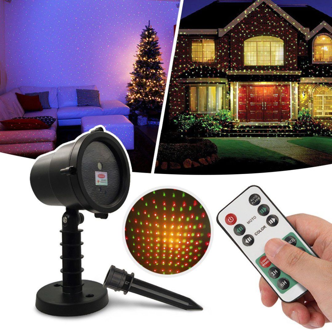 Proyector LED Navideño – Luz y Magia para tu Navidad