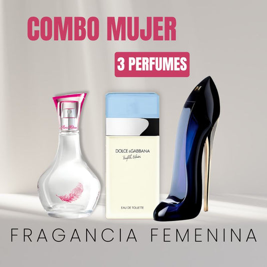 💖 Destaca con las Fragancias Más Deseadas – ¡Llévate el Combo Mujer Hoy! 💖