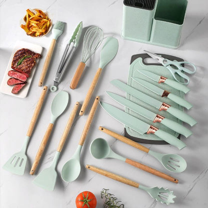 🍽️ Juego de Utensilios de Cocina – 19 Piezas